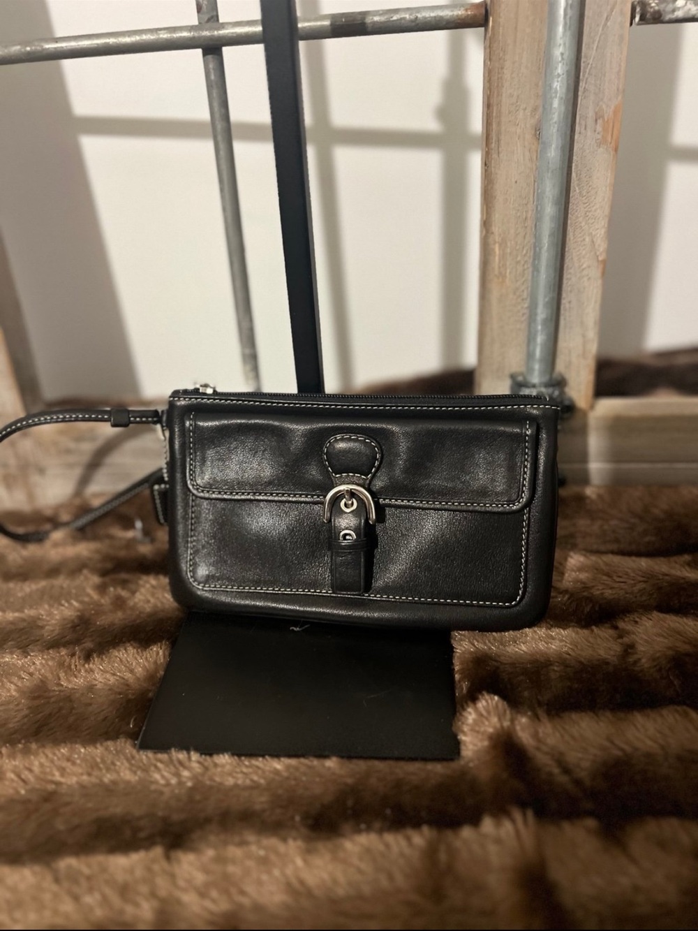 Coach Vintage Leather Wristlet